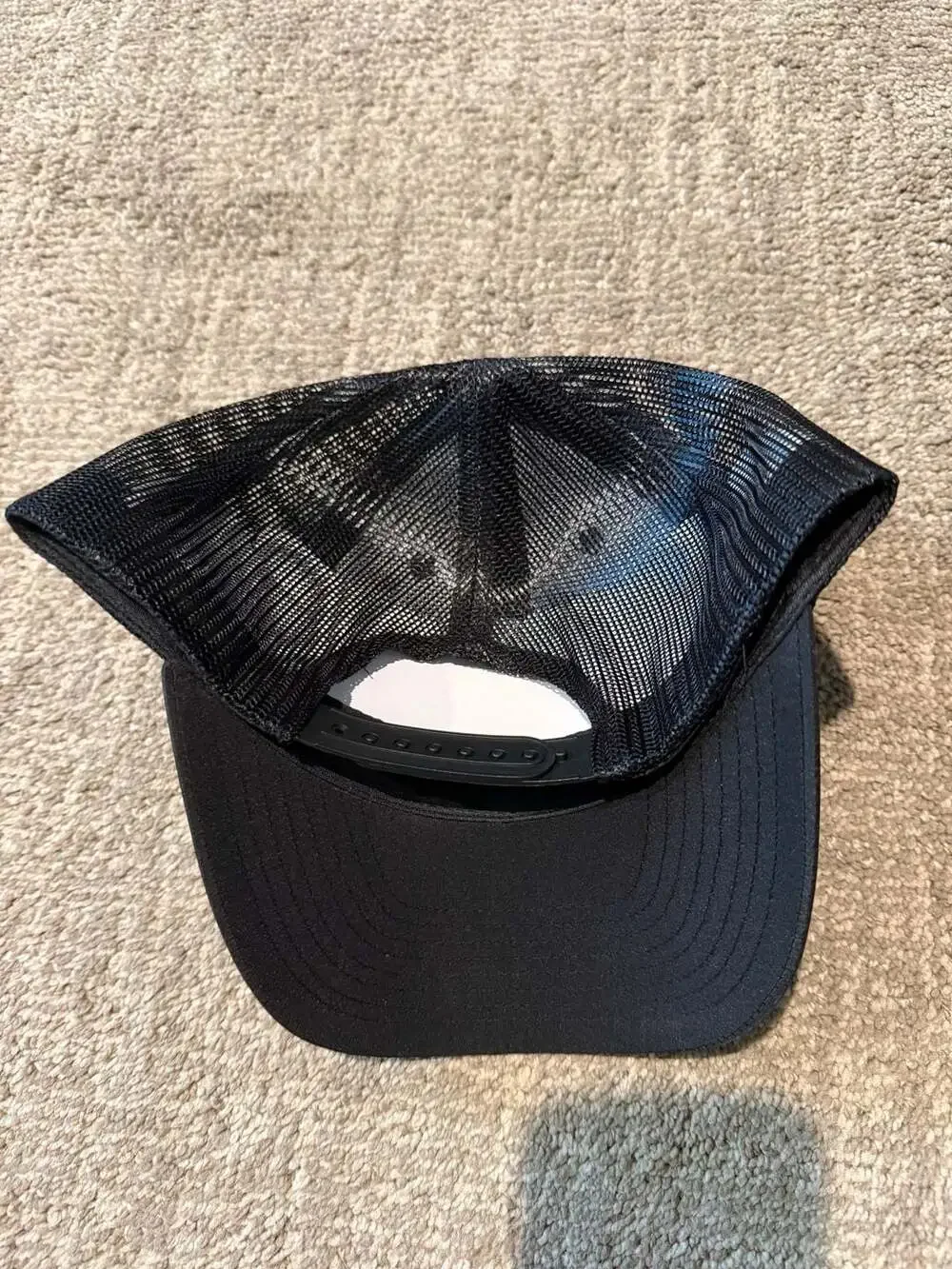 Cabela's Club Mesh Back Snapback Hat with Leather Logo Patch